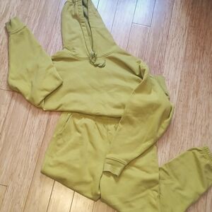 Calia Matching Sweat-Set - Color: Citrine - Size Large - *few little stains*